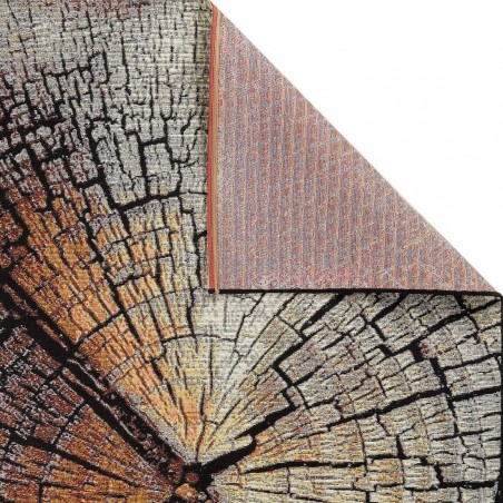 Terra Nova Wood Indoor Outdoor Rug  Backing detail