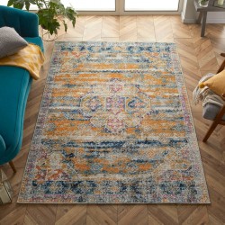 Gilbert 2061X Distressed Style Abstract Rug - Multi Mood Shot