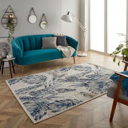 Gilbert 3W Distressed Style Floral Rug Mood Shot