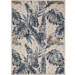 Gilbert 3W Distressed Style Floral Rug