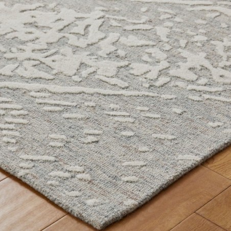 Hampton Tokyo Abstract Wool Rug Edge Detail