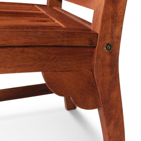 Tavistock hardwood chair set detail