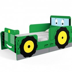 Kidsaw Tractor Junior Toddler Bed Angled View