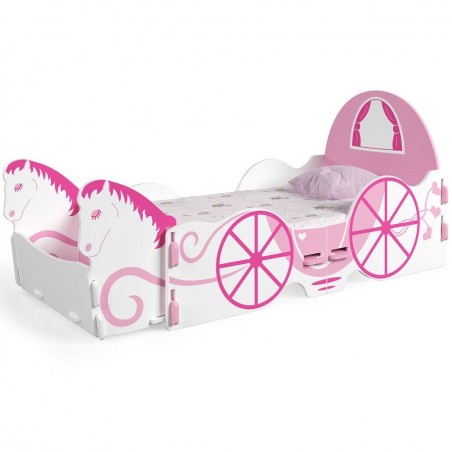 Kidsaw Horse and Carriage Toddler Bed Angled View