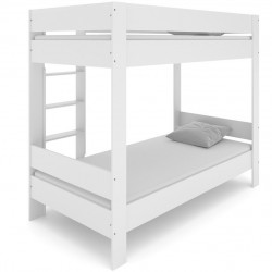 Kudl Coast Bunk Bed - White Angled View
