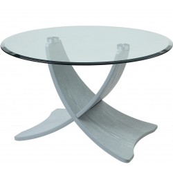 Siena Round Coffee Table - Grey
