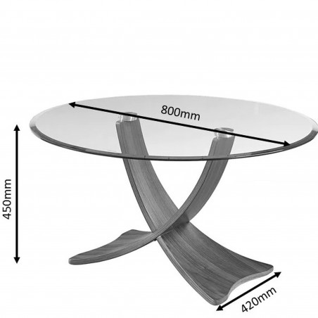 Siena Round Coffee Table - Dimensions