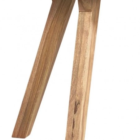 Ambur Wooden Desk Leg Detail