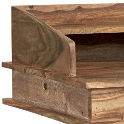 Ambur Wooden Desk Side Detail