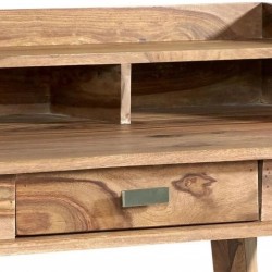 Ambur Wooden Desk Front Detail