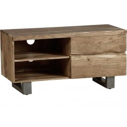 Baltic Live Edge Two Drawer Small TV Unit