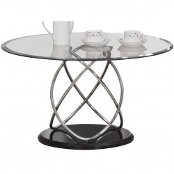 Eclipse Round Coffee Table - Clear