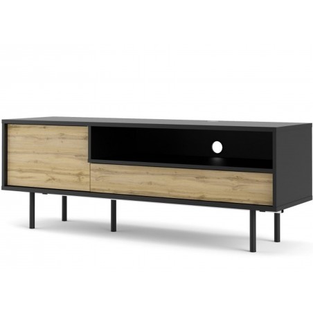 Match One Door One Drawer TV Unit Angled View