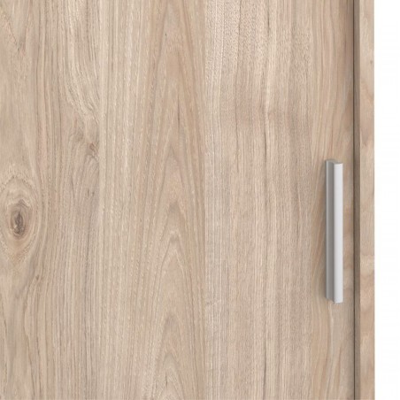 Naia three-door three drawer wardrobe - Hickory Oak Handle Detail