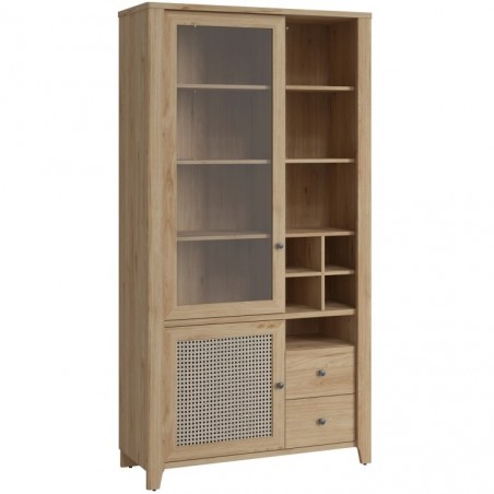 Cestino Two Door Two Drawer Display Cabinet