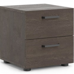 Dallas Two Drawer Bedside Cabinet