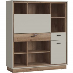 Rivero Bookcase with Fold out Desk