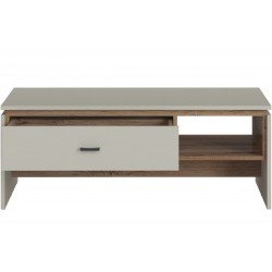 Rivero One Drawer Coffee Table Open Drawer