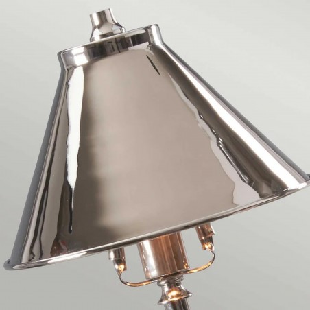 Agen Retro Metal Stick Lamp - Nickel Shade Detail