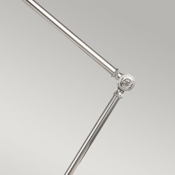Agen Retro Metal Desk Lamp - Nickel Hinge Detail
