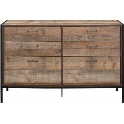 Camden Urban Six Wide Drawer Chest Front View
