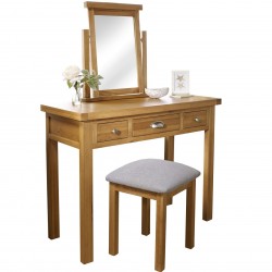 Coleby Three Drawer Dressing Table Mood Shot 1