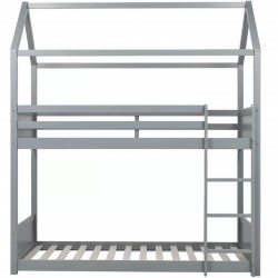 Home Bunk Bed - Grey Front View