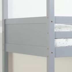 Home Bunk Bed - Grey Footboard Detail