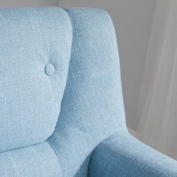Lambeth Lambeth Chair - Duck Egg Blue Side Detail