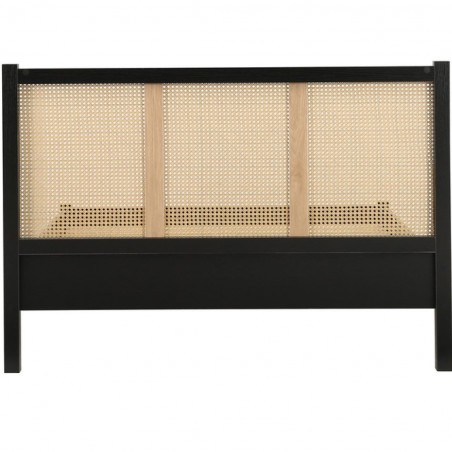 Croxley Rattan Bed - Black Rear View