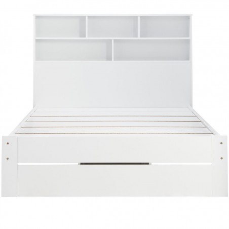 Alfie Double Bed with Storage Front View