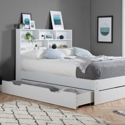 Alfie Double Bed with Storage Pullout Drawer Mood Shot