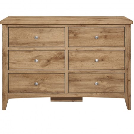 Hampstead Six Drawer Chest Front View