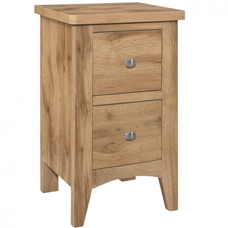 An image of Hampstead Two Drawer Bedside Cabinet