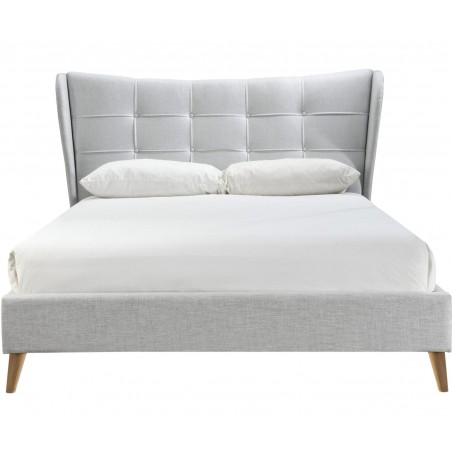 Harper Fabric Upholstered Bed Front View