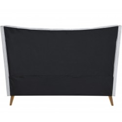Harper Fabric Upholstered Bed Rear View