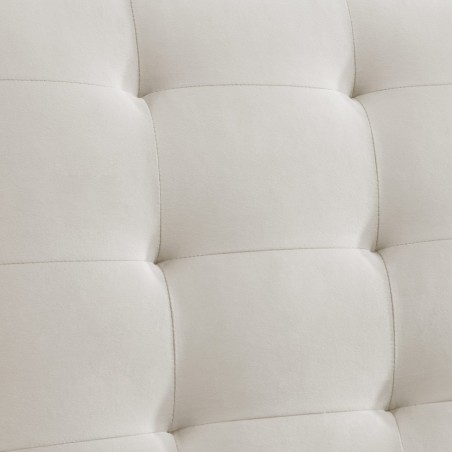 Hemlock Fabric Upholstered Bed Buttoned Detail