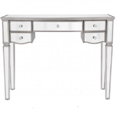 Elysee Five Drawer Dressing Table Front View