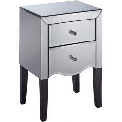 Palermo Two Drawer Bedside Cabinet