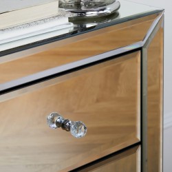 Palermo Four Drawer Dressing Table Front Detail