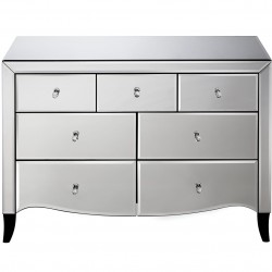 Palermo Three Over Four Drawer Chest Front View