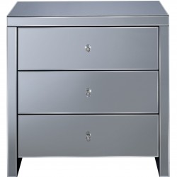 Seville Three Drawer Chest Front View