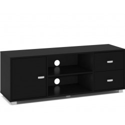 Covent One Door Two Drawer TV Unit Black