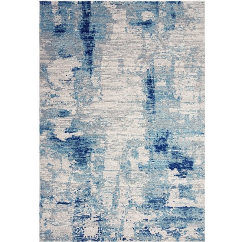 Nova Mirage Abstract Rug - Blue