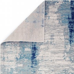 Nova Mirage Abstract Rug - Blue Backing Detail