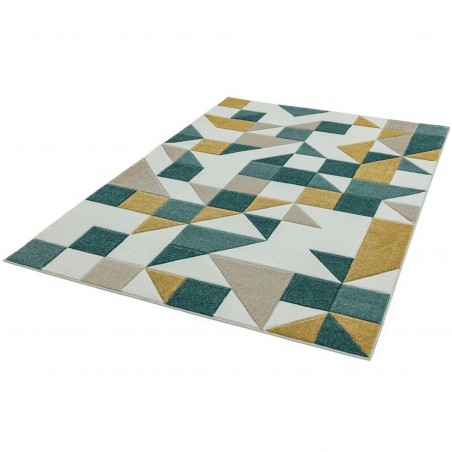 Sketch SK03 Shapes Geometric Rugs Angled View
