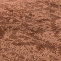 Zehraya ZE05 Rust Abstract Rug Pattern Detail
