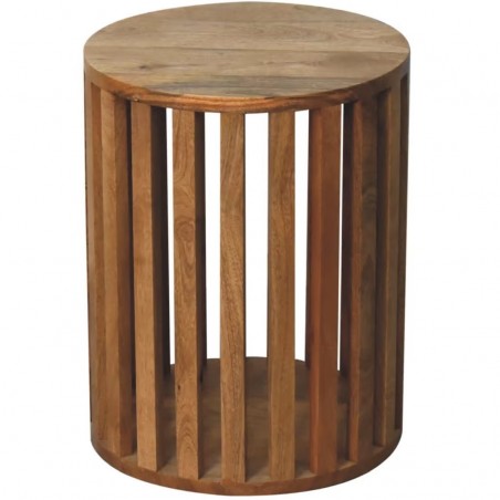 Ariella Japanese Style End Table Side View