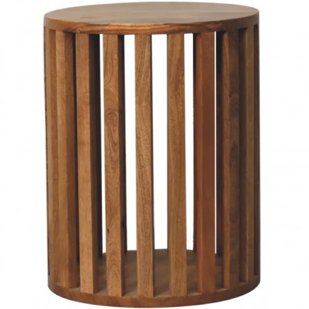 Ariella Japanese Style End Table Front View