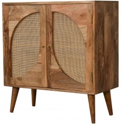 Alvdal Close-knit Leaf Two Door Cabinet Angled View
